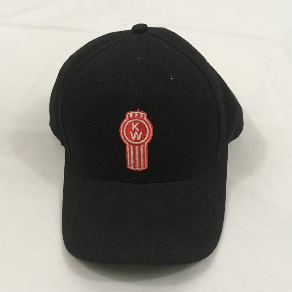 * CYRK black baseball cap, one size fits all, w/embroidered Kenworth trucks logo